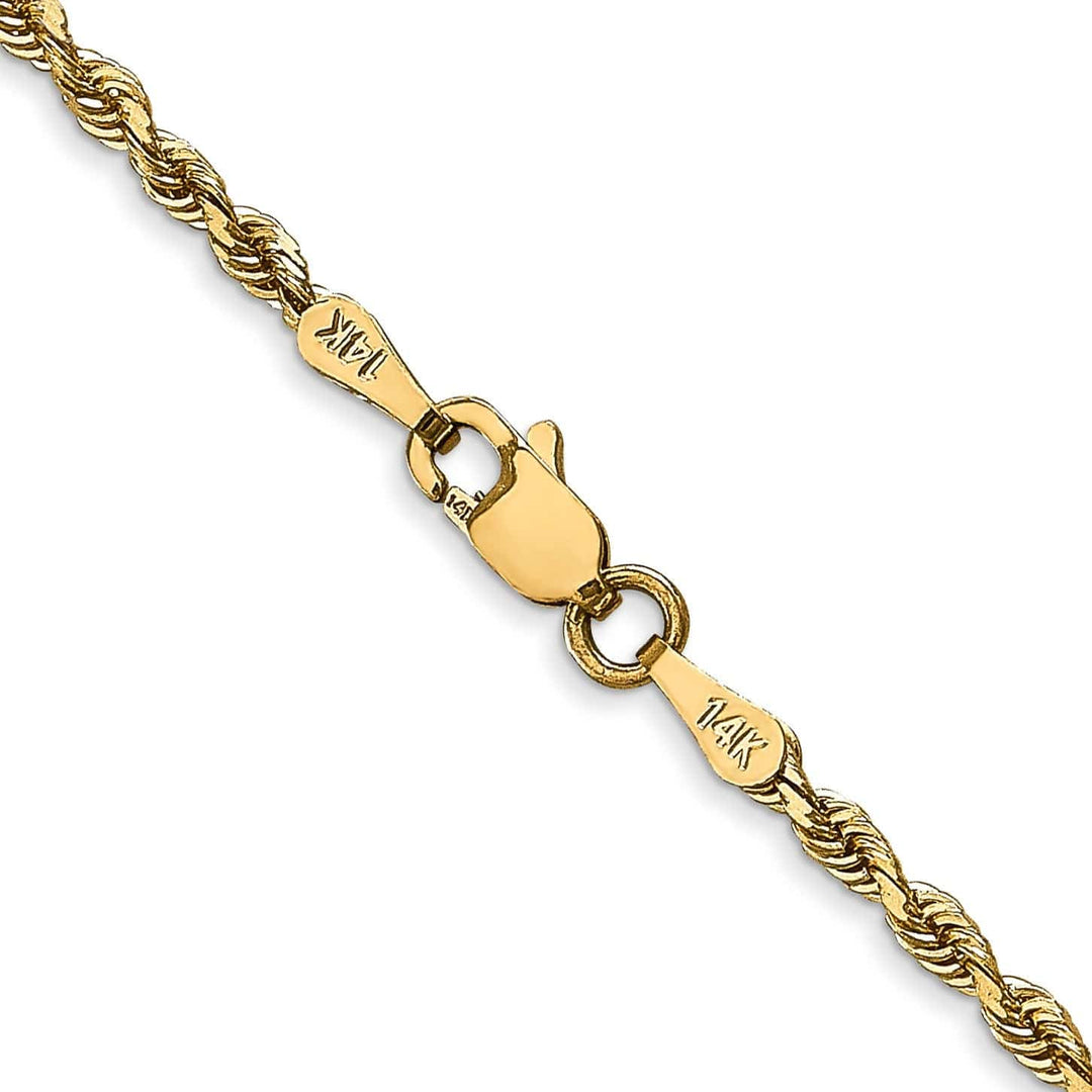 Lovely Rita's Chains 14k Yellow Gold 2.25mm D.C Quadruple Rope Chain