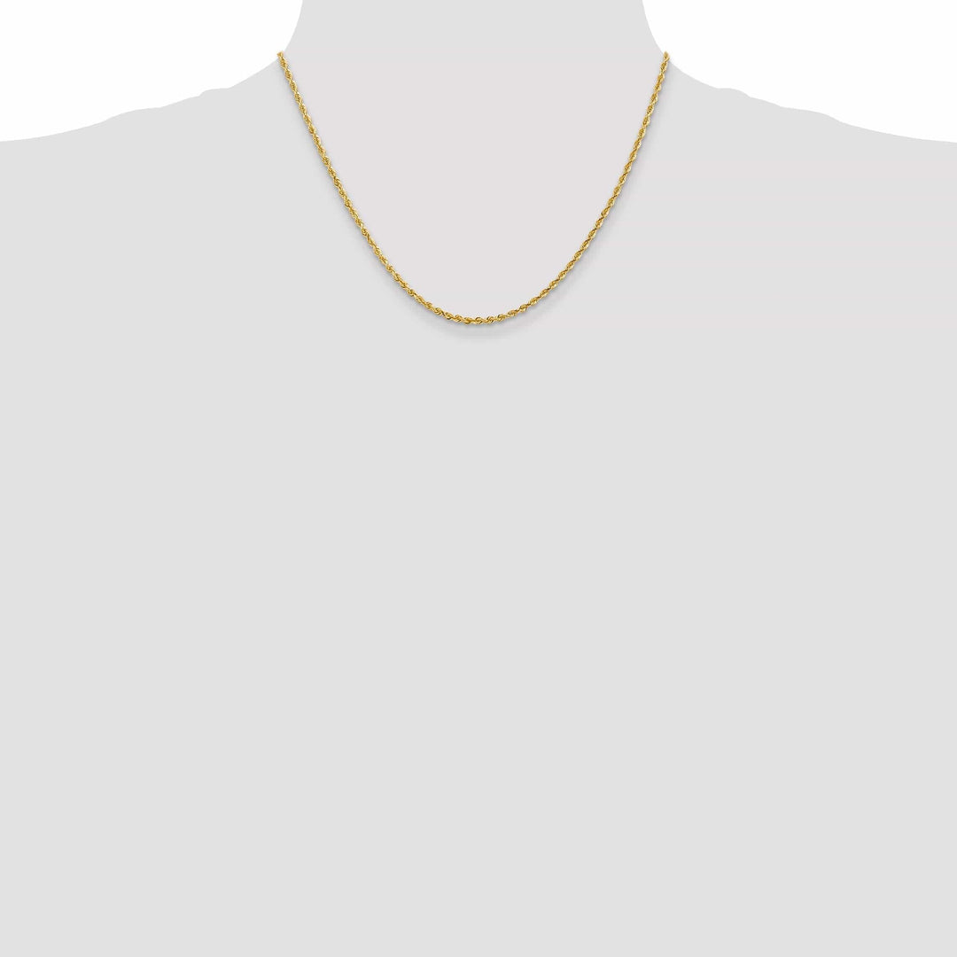 Lovely Rita's Chains 14k Yellow Gold 2.25mm D.C Quadruple Rope Chain