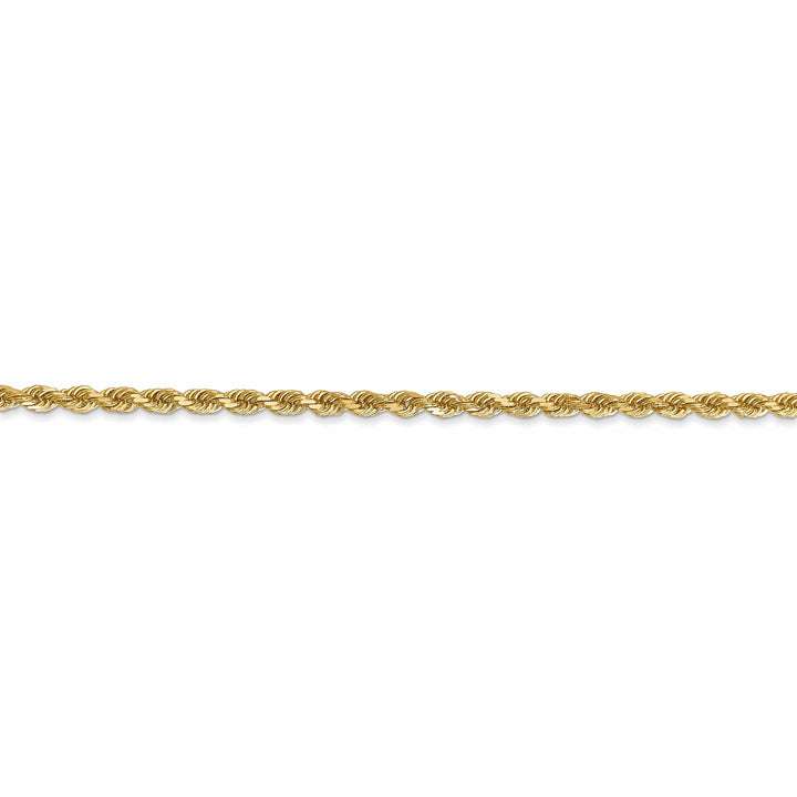 Lovely Rita's Chains 14k Yellow Gold 2.25mm Diamond Cut Rope Chain