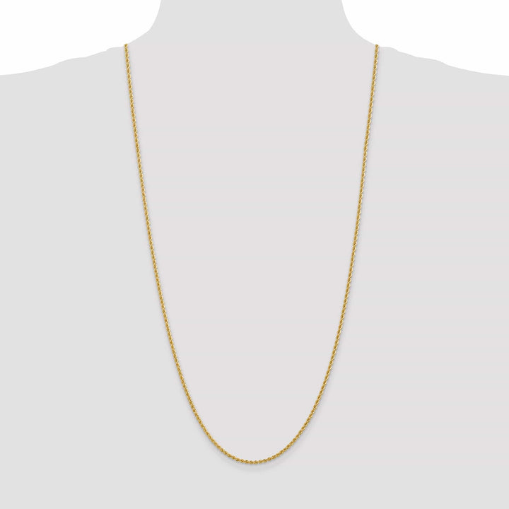 Lovely Rita's Chains 14k Yellow Gold 2.25mm Handmade Rope Chain