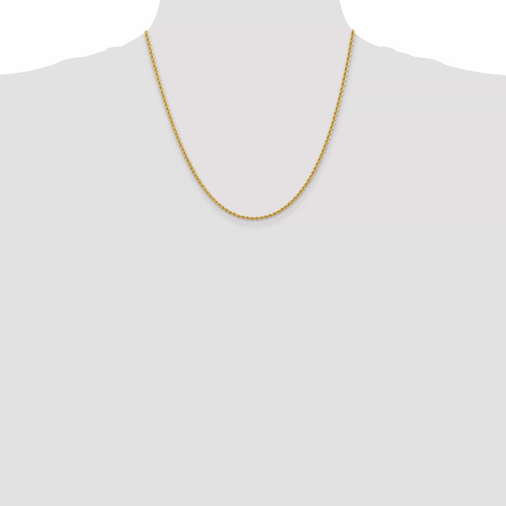 Lovely Rita's Chains 14k Yellow Gold 2.25mm Handmade Rope Chain