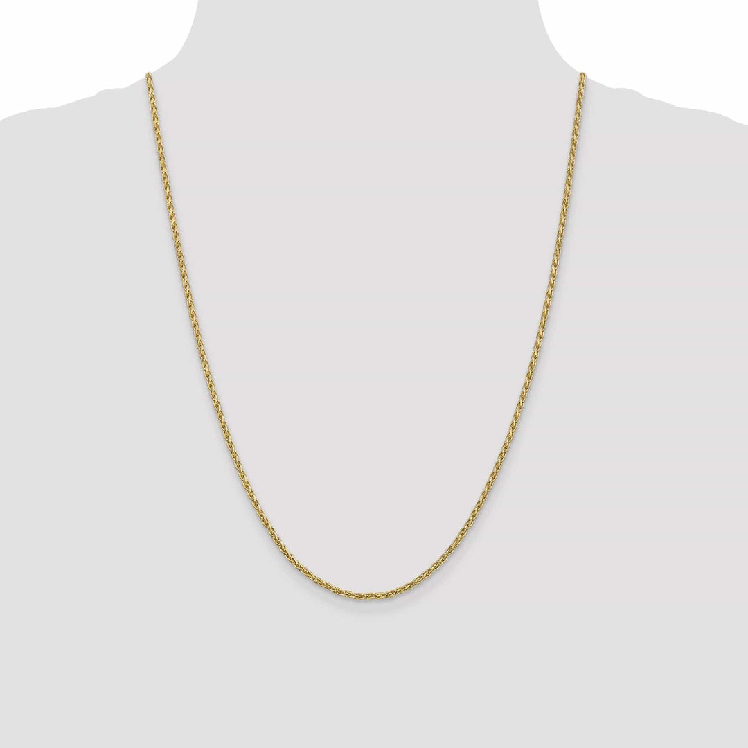 Lovely Rita's Chains 14k Yellow Gold 2.25mm Parisian Wheat Chain