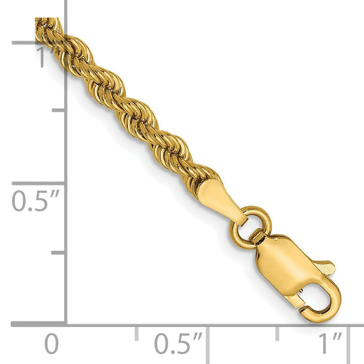 Lovely Rita's Chains 14k Yellow Gold 2.25mm Regular Rope Chain
