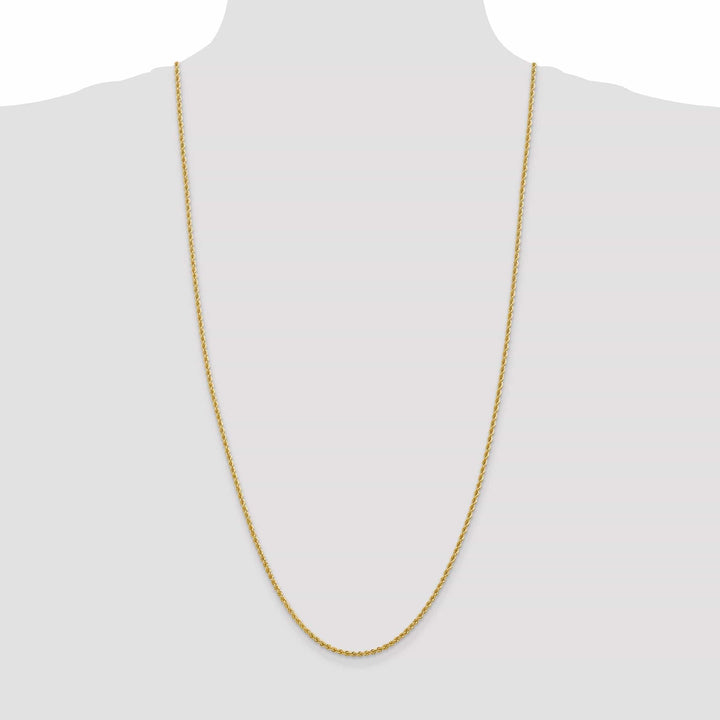 Lovely Rita's Chains 14k Yellow Gold 2.25mm Regular Rope Chain