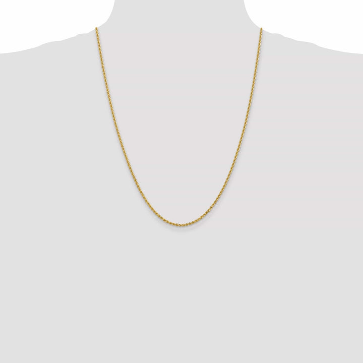 Lovely Rita's Chains 14k Yellow Gold 2.25mm Regular Rope Chain