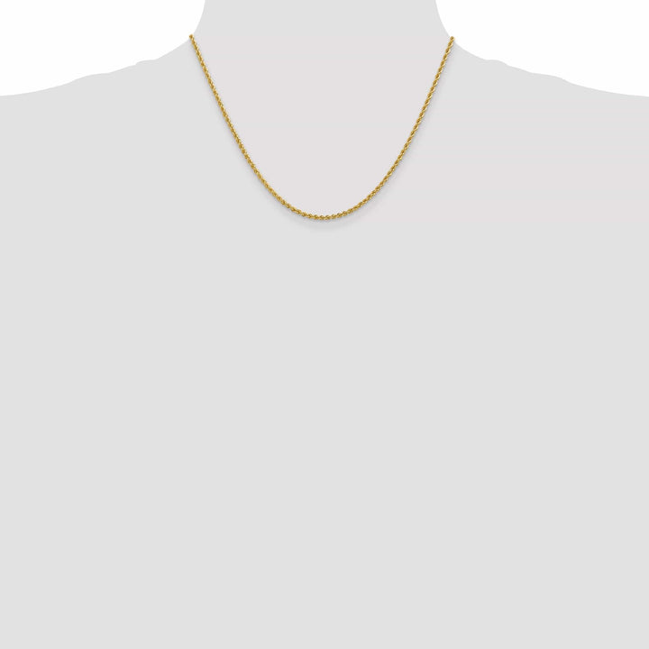 Lovely Rita's Chains 14k Yellow Gold 2.25mm Regular Rope Chain