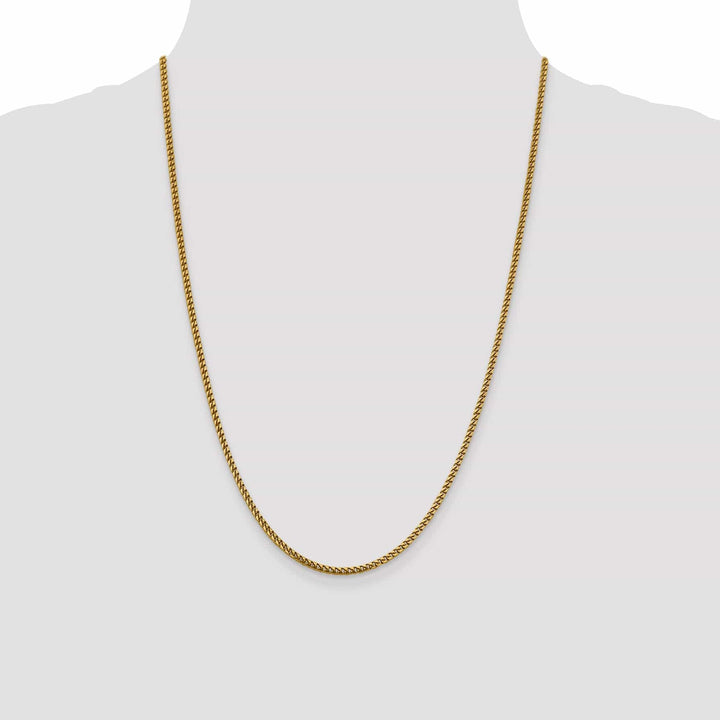 Lovely Rita's Chains 14k Yellow Gold 2.4 mm Franco Chain