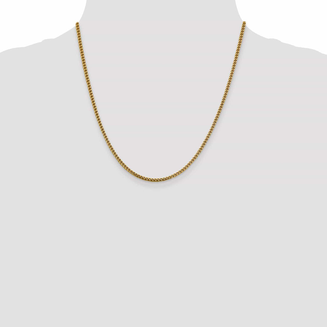 Lovely Rita's Chains 14k Yellow Gold 2.4 mm Franco Chain