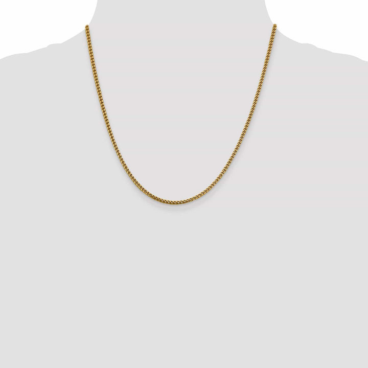 Lovely Rita's Chains 14k Yellow Gold 2.4 mm Franco Chain