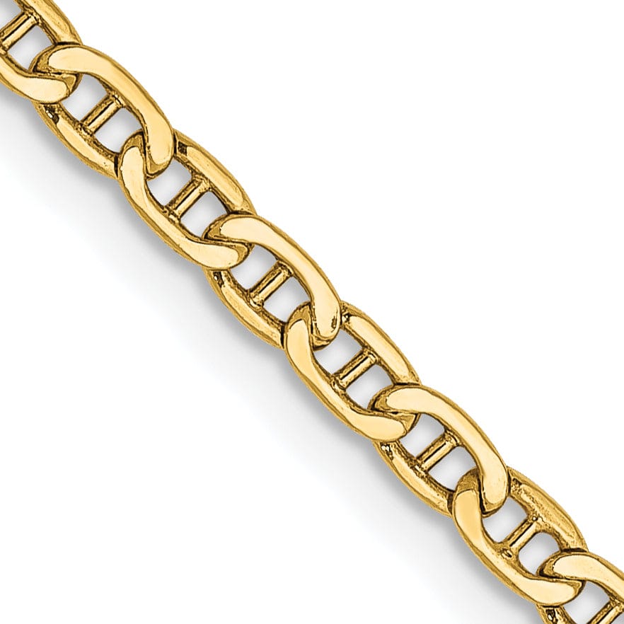 Lovely Rita's Chains 14k Yellow Gold 2.40-mm Semi Solid Anchor Chain