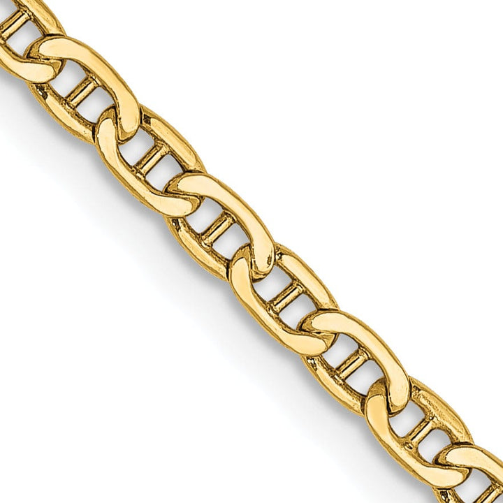 Lovely Rita's Chains 14k Yellow Gold 2.40-mm Semi Solid Anchor Chain