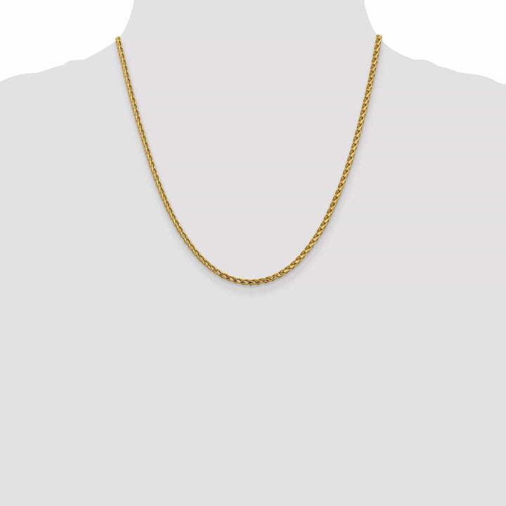 Lovely Rita's Chains 14k Yellow Gold 2.45 mm D.C Open Franco Chain