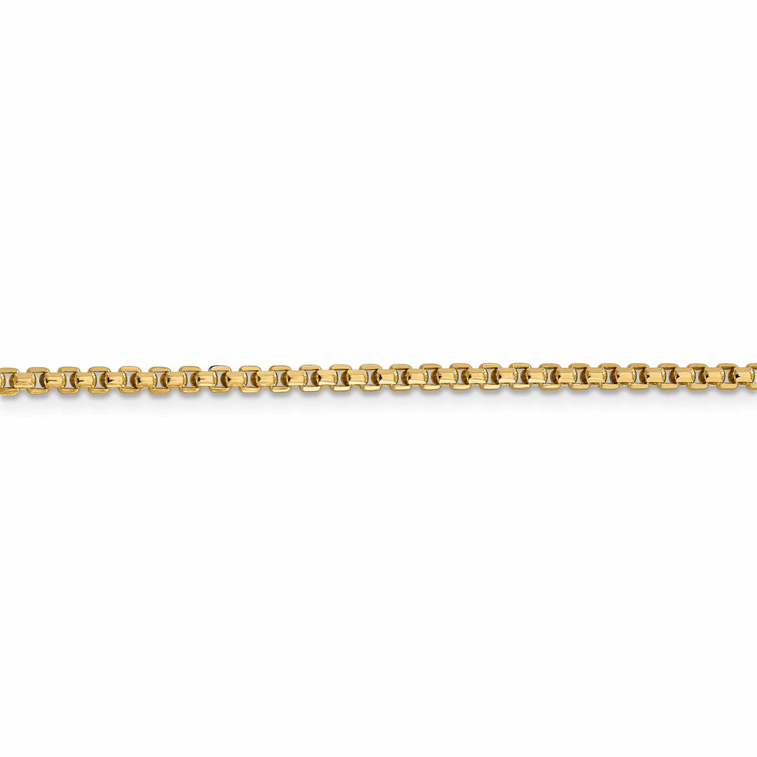 Lovely Rita's Chains 14k Yellow Gold 2.45mm Hollow Round Box Chain