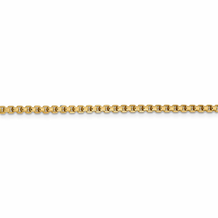 Lovely Rita's Chains 14k Yellow Gold 2.45mm Hollow Round Box Chain