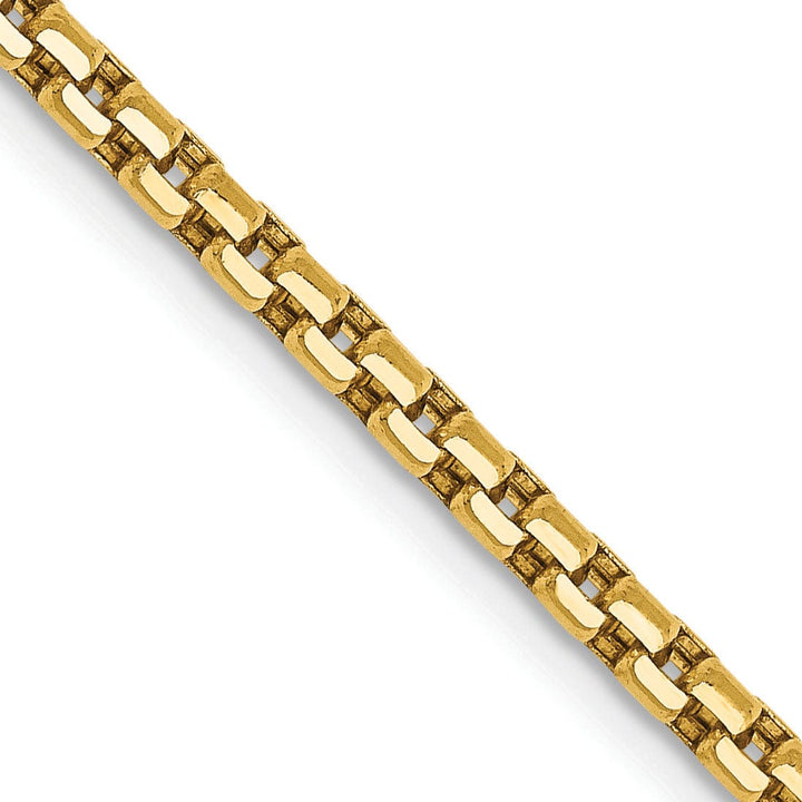 Lovely Rita's Chains 14k Yellow Gold 2.45mm Hollow Round Box Chain