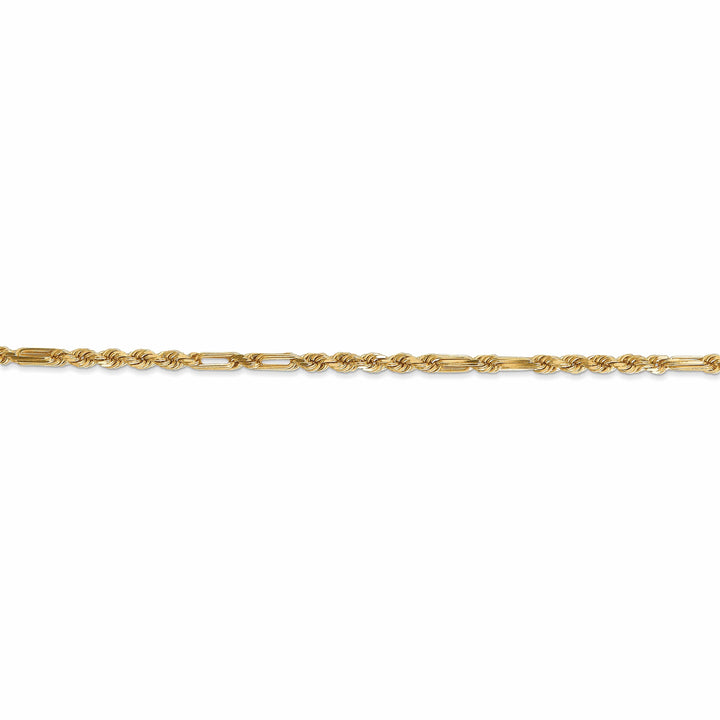Lovely Rita's Chains 14k Yellow Gold 2.50mm D.C Milano Rope Chain