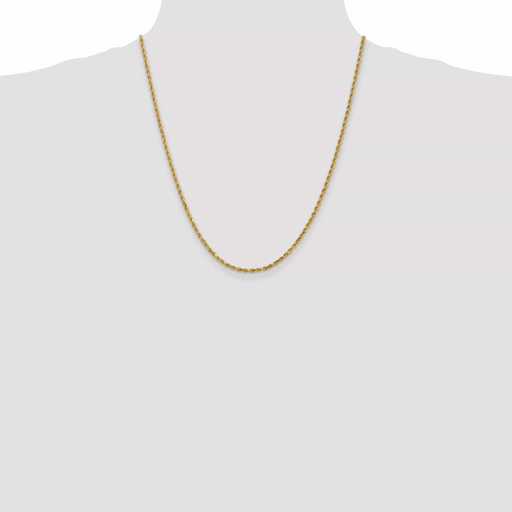 Lovely Rita's Chains 14k Yellow Gold 2.50mm D.C Rope Chain