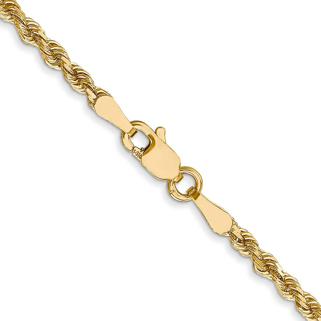 Lovely Rita's Chains 14k Yellow Gold 2.50mm D.C Rope Chain