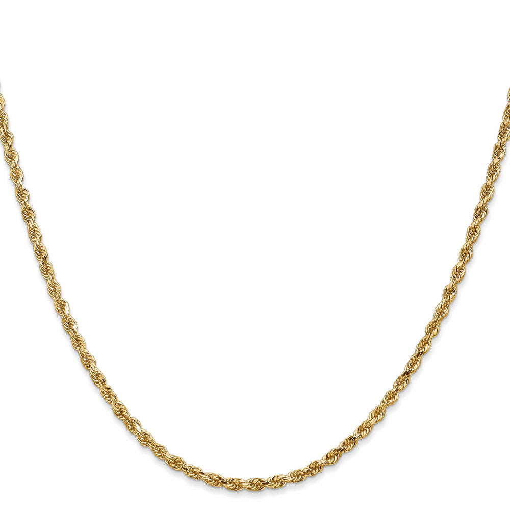 Lovely Rita's Chains 14k Yellow Gold 2.50mm D.C Rope Chain