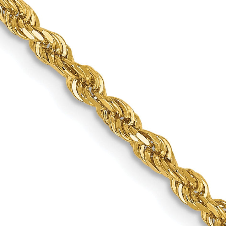 Lovely Rita's Chains 14k Yellow Gold 2.50mm D.C Rope Chain