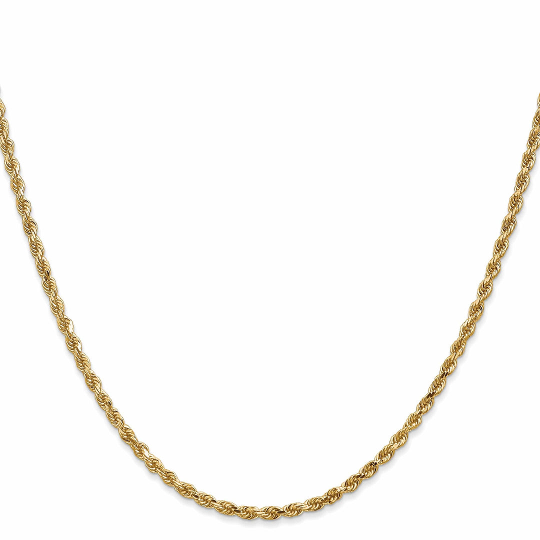 Lovely Rita's Chains 14k Yellow Gold 2.50mm D.C Rope Chain