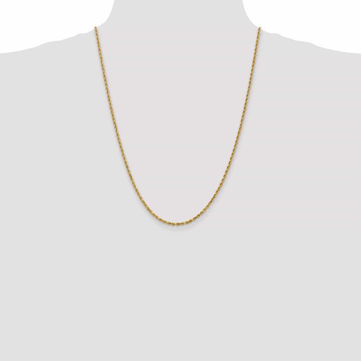 Lovely Rita's Chains 14k Yellow Gold 2.50mm D.C Rope Chain