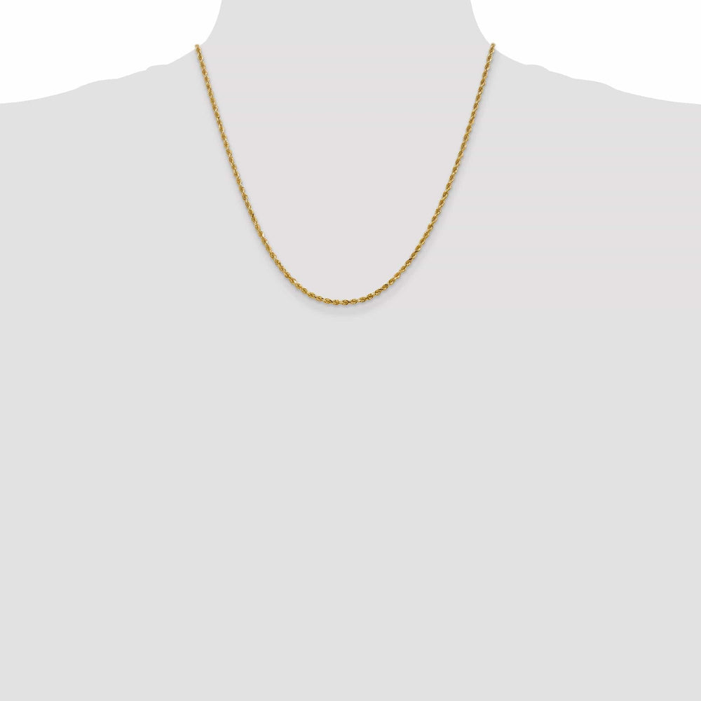 Lovely Rita's Chains 14k Yellow Gold 2.50mm D.C Rope Chain