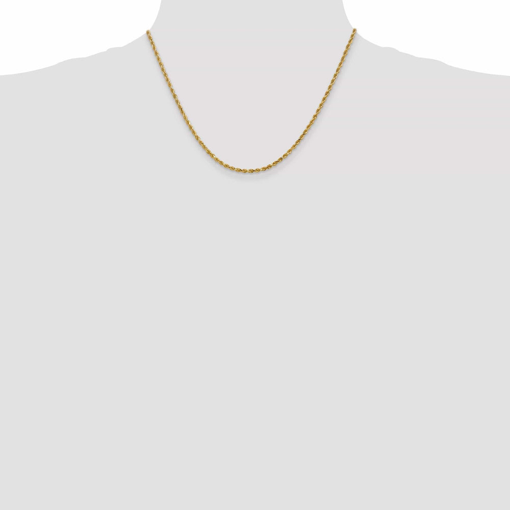 Lovely Rita's Chains 14k Yellow Gold 2.50mm D.C Rope Chain