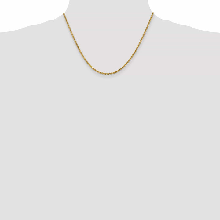 Lovely Rita's Chains 14k Yellow Gold 2.50mm D.C Rope Chain