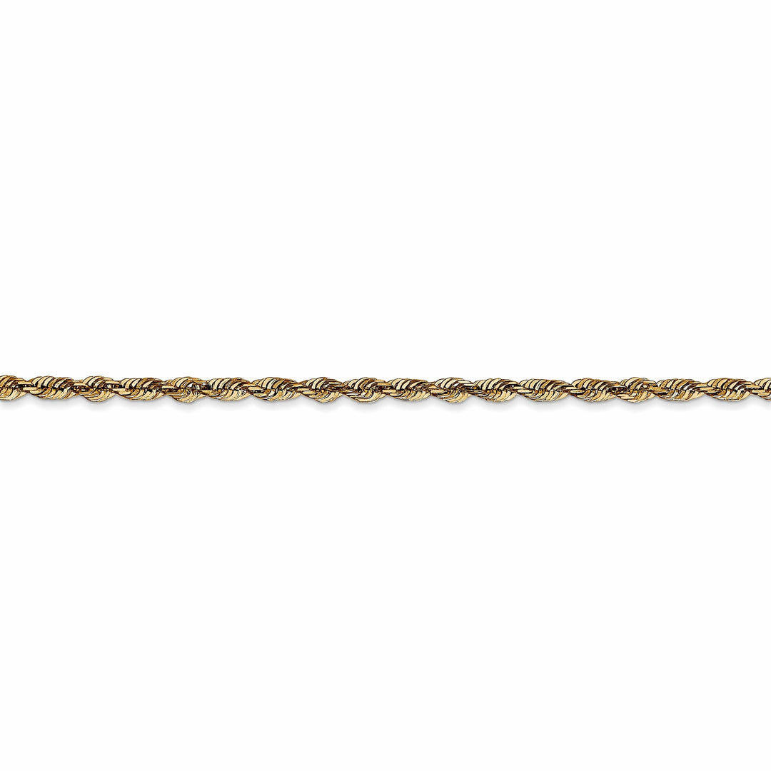Lovely Rita's Chains 14k Yellow Gold 2.50mm DC ExtraLight Rope Chain