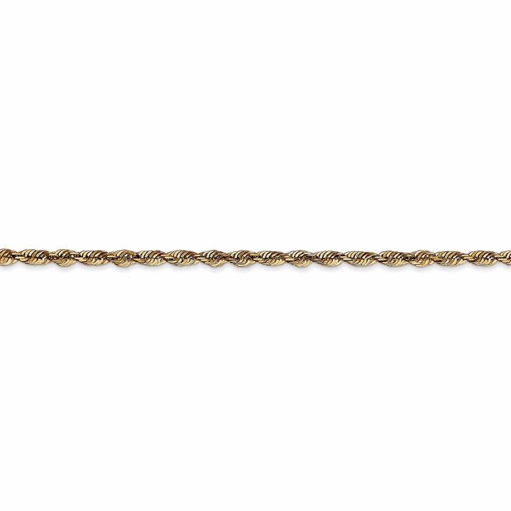 Lovely Rita's Chains 14k Yellow Gold 2.50mm DC ExtraLight Rope Chain