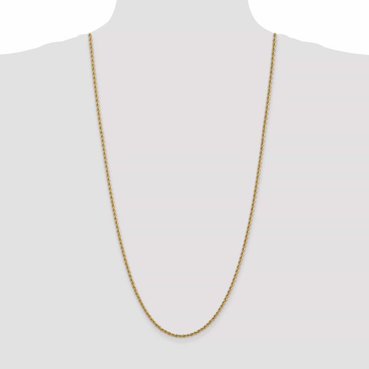 Lovely Rita's Chains 14k Yellow Gold 2.50mm Handmade Rope Chain