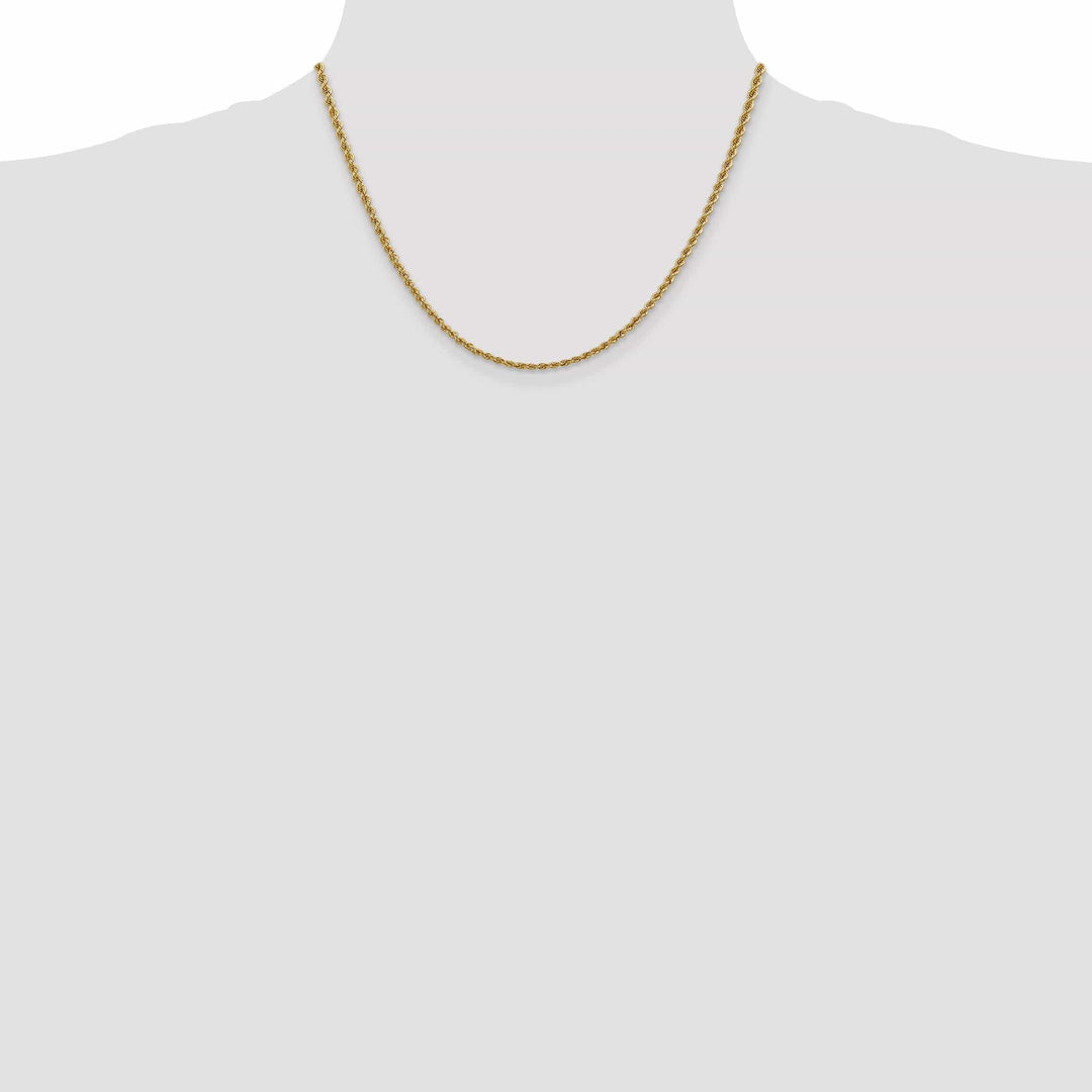 Lovely Rita's Chains 14k Yellow Gold 2.50mm Handmade Rope Chain