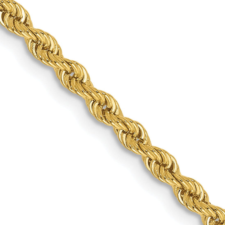Lovely Rita's Chains 14k Yellow Gold 2.50mm Handmade Rope Chain