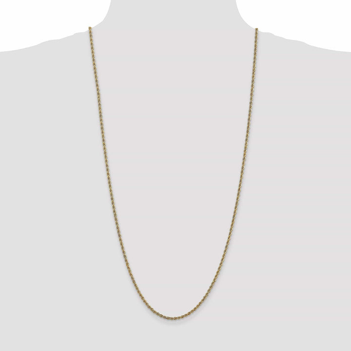 Lovely Rita's Chains 14k Yellow Gold 2.5mm Solid Rope Chain