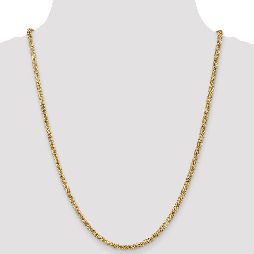 Lovely Rita's Chains 14k Yellow Gold 2.60-mm Hollow Wheat Chain