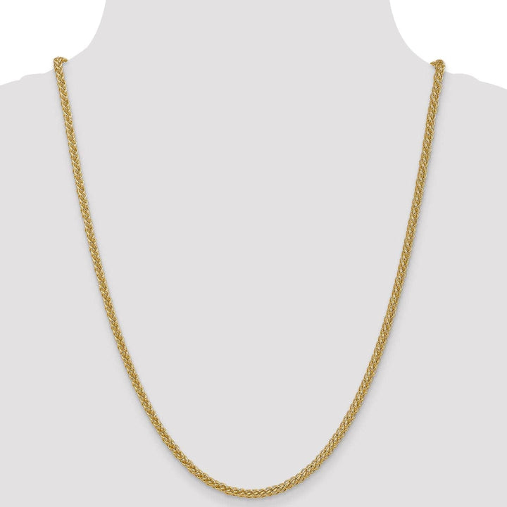 Lovely Rita's Chains 14k Yellow Gold 2.60-mm Hollow Wheat Chain