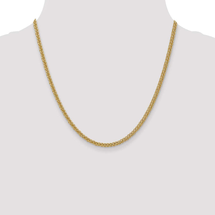 Lovely Rita's Chains 14k Yellow Gold 2.60-mm Hollow Wheat Chain