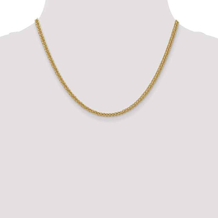 Lovely Rita's Chains 14k Yellow Gold 2.60-mm Hollow Wheat Chain