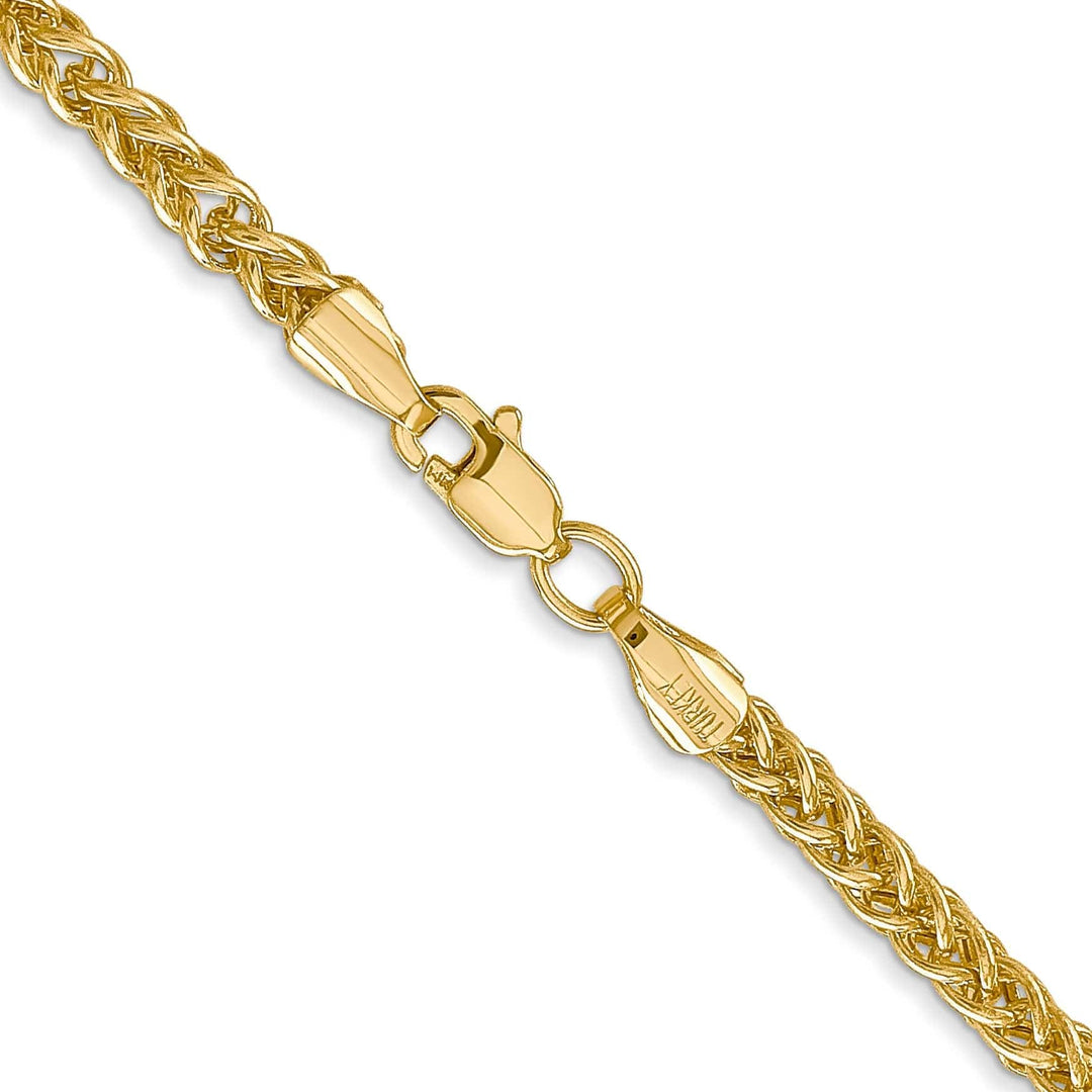 Lovely Rita's Chains 14k Yellow Gold 2.60-mm Hollow Wheat Chain