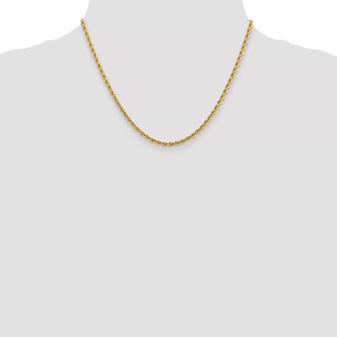 Lovely Rita's Chains 14k Yellow Gold 2.75m DC Lightweight Rope Chain