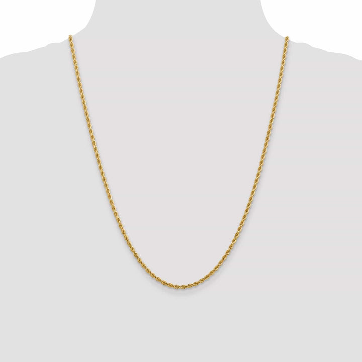 Lovely Rita's Chains 14k Yellow Gold 2.75m DC Lightweight Rope Chain