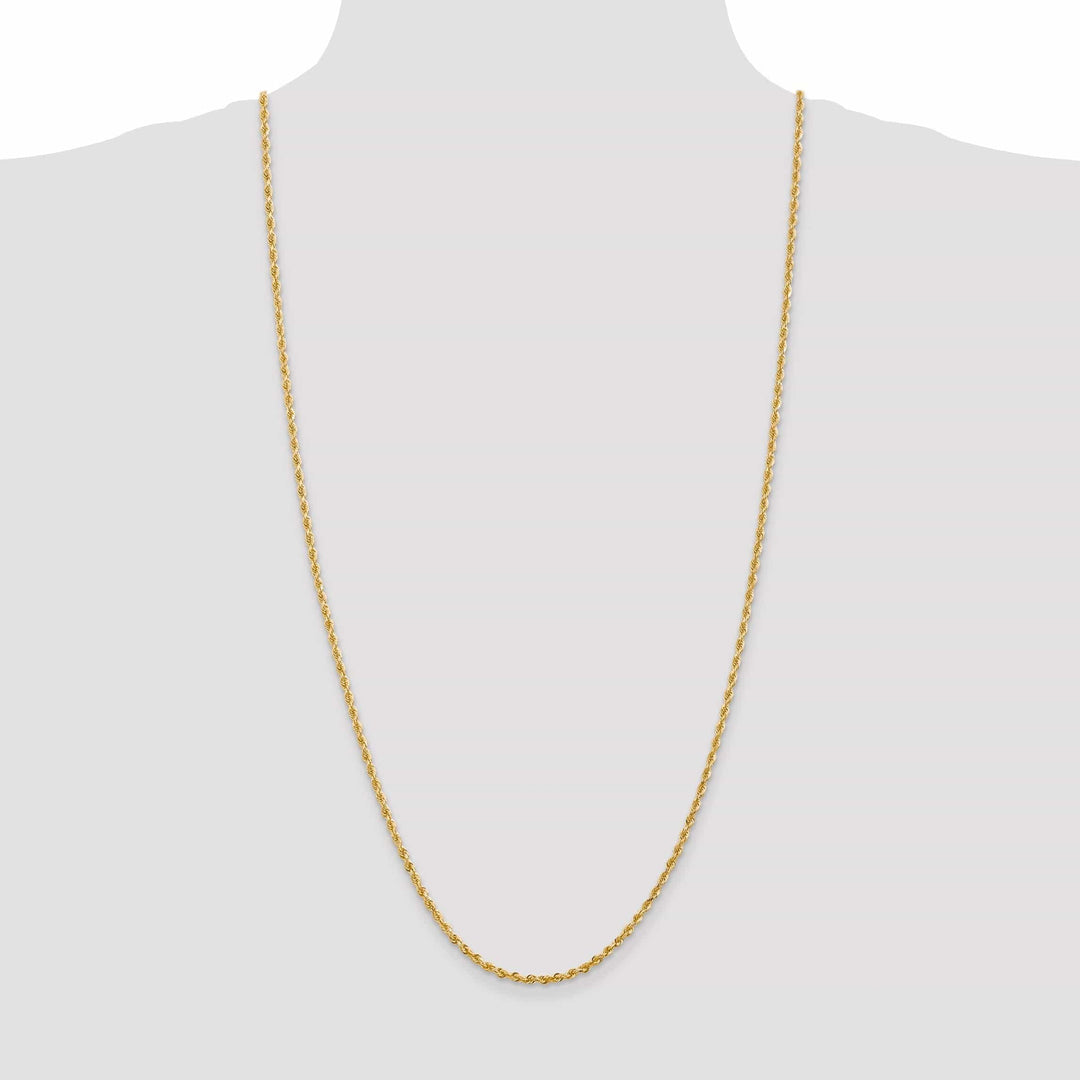 Lovely Rita's Chains 14k Yellow Gold 2.75mm D.C Quadruple Rope Chain