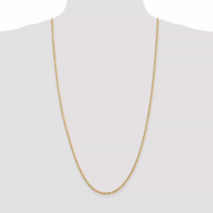 Lovely Rita's Chains 14k Yellow Gold 2.75mm D.C Quadruple Rope Chain