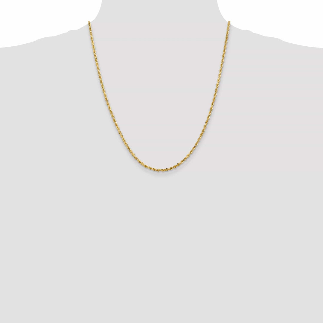 Lovely Rita's Chains 14k Yellow Gold 2.75mm D.C Quadruple Rope Chain
