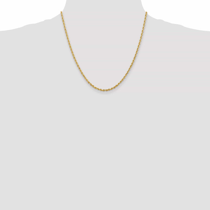 Lovely Rita's Chains 14k Yellow Gold 2.75mm D.C Quadruple Rope Chain
