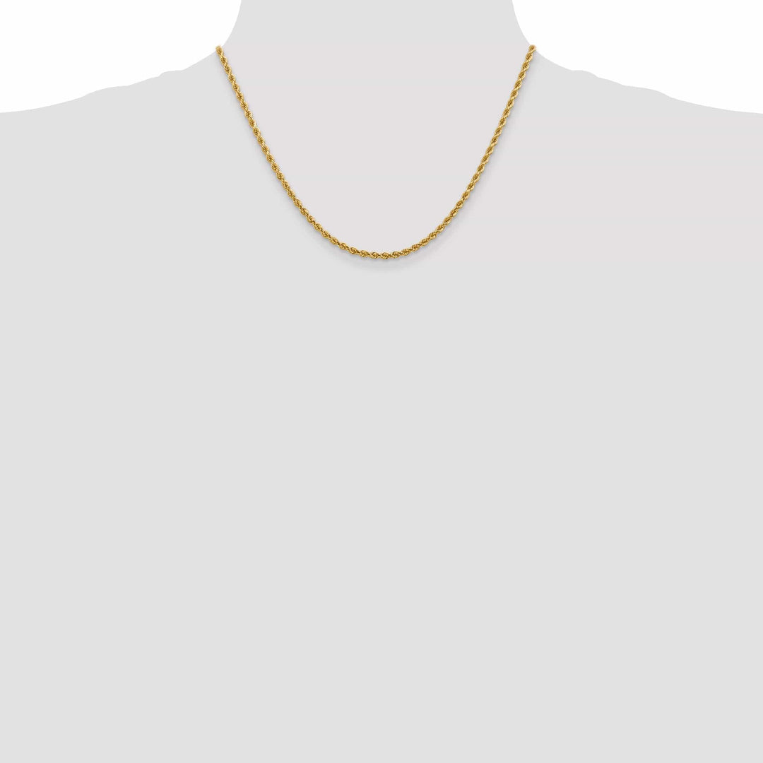 Lovely Rita's Chains 14k Yellow Gold 2.75mm D.C Rope Chain