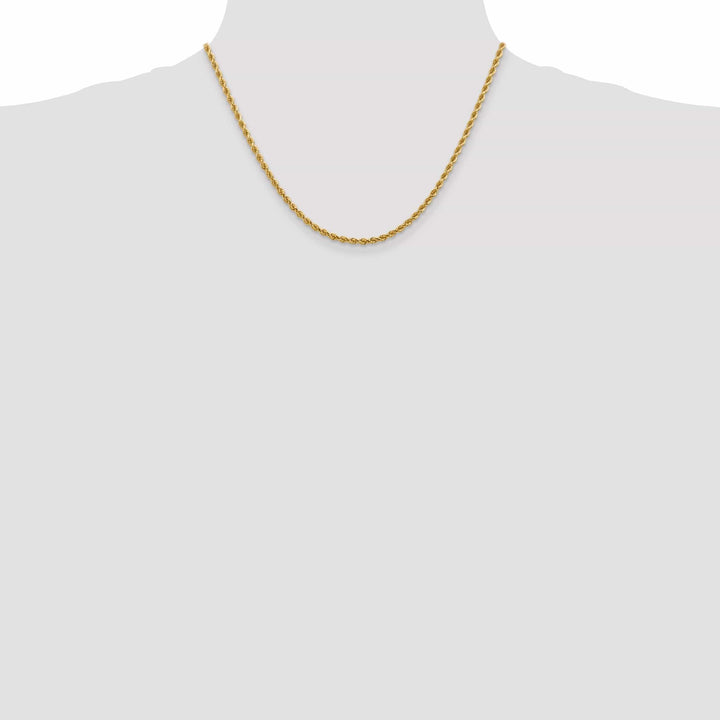 Lovely Rita's Chains 14k Yellow Gold 2.75mm D.C Rope Chain