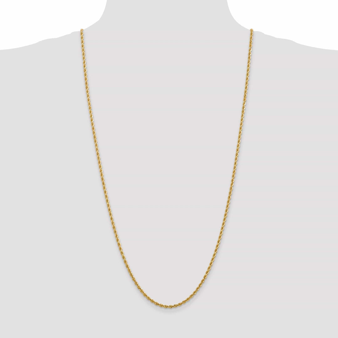 Lovely Rita's Chains 14k Yellow Gold 2.75mm D.C Rope Chain