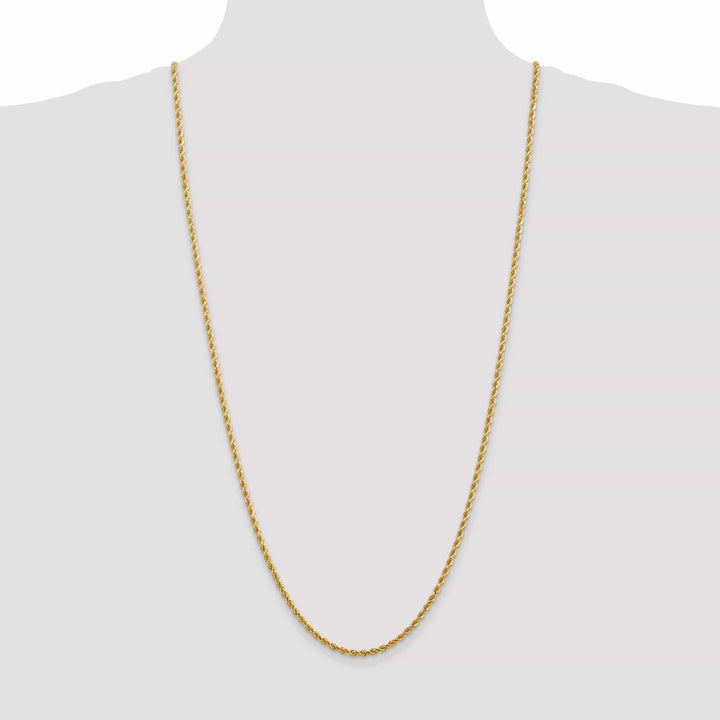 Lovely Rita's Chains 14k Yellow Gold 2.75mm D.C Rope Chain